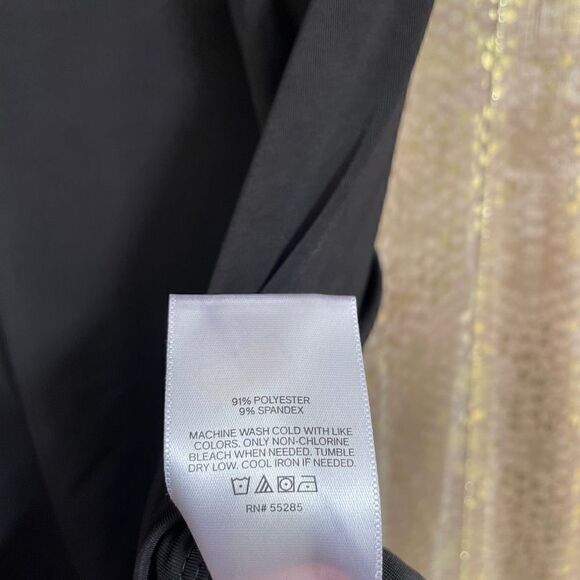 Express Black Scoop Neck Body Contour High Compression Bodysuit Large - Picture 5 of 5